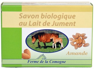 Ferme de la Comogne Savon amande au lait de jument 100g - 8805